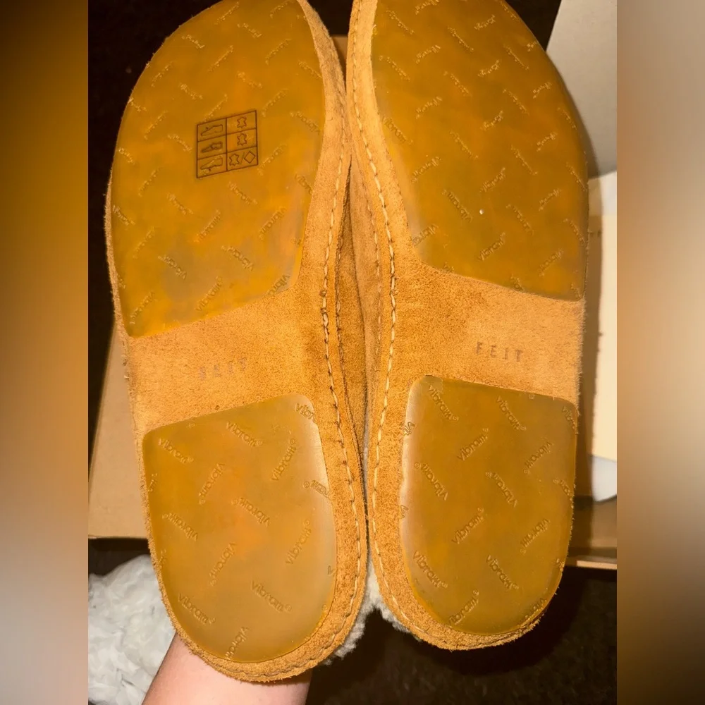FEIT Slipper Suede Slipper Wool Slipper Shoes 44